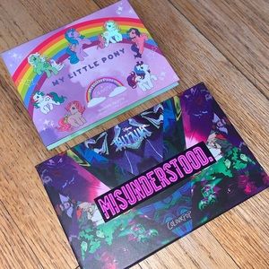 COLOURPOP eyeshadow pallets.